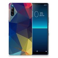 Sony Xperia L4 | TPU Hoesje | Polygon Dark