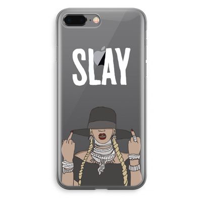 Slay All Day: iPhone 8 Plus Transparant Hoesje