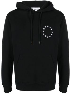 Études Studio hoodie à logo imprimé - Noir