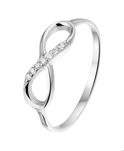 TFT Ring Infinity Zirkonia Zilver Gerhodineerd
