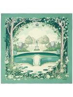 Burberry foulard en soie à imprimé Highgrove - Vert