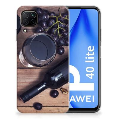 Huawei P40 Lite | Siliconen Case | Wijn