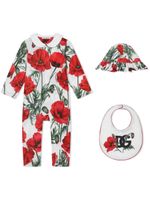 Dolce & Gabbana Kids coffret cadeaux à fleurs - Blanc