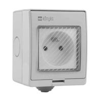 Buitenstopcontact - KONYKS - Pluviose FR - WiFi - Wit