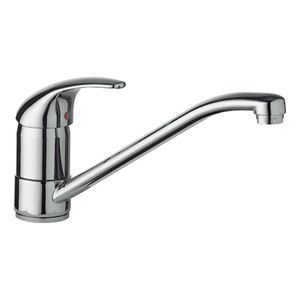 Keukenkraan Tres MonoTres 2000 | Opbouw | 360° Draaibaar | Mengkraan | 1-hendel | Rond | Chroom