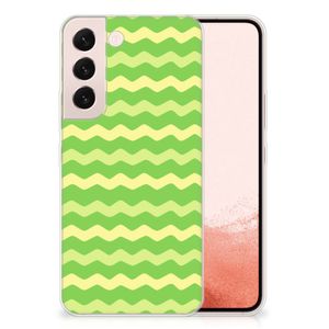 Samsung Galaxy S22 TPU bumper Waves Green