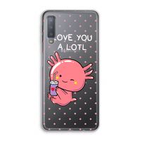 Love You A Lotl: Samsung Galaxy A7 (2018) Transparant Hoesje