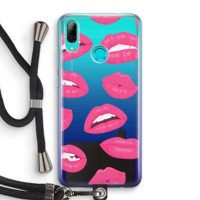 Bite my lip: Huawei P Smart (2019) Transparant Hoesje met koord