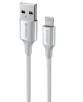 Swissten Lightning naar USB kabel - 1.5M - Versie 2.0 - Wit Swissten Lightning naar USB kabel - 1.5M - Versie 2.0 - Wit