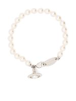 Vivienne Westwood bracelet Simonetta serti de perles - Tons neutres