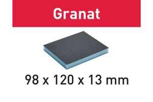 Festool Accessoires Schuurspons Granat | 98x120x13 | 220 GR/6 - 201114