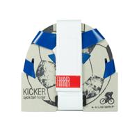 Fahrer kicker voetbal houder gemengd