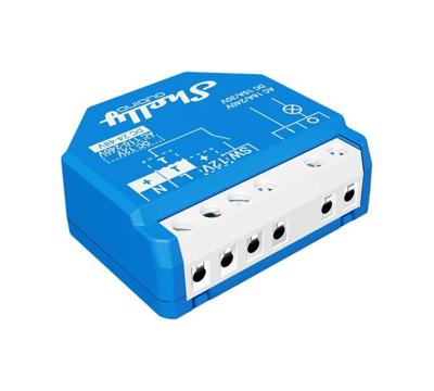 Shelly Qubino Wave 1 elektrische schakelaar Slimme schakelaar Blauw