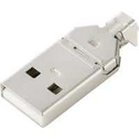 TRU COMPONENTS TC-9741696 USB 2.0 stekker A Mannelijk, FU-type Inhoud: 1 stuk(s) - thumbnail