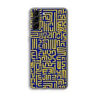 Majorelle Blue Print: Samsung Galaxy S21 Plus Transparant Hoesje