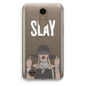 Slay All Day: LG K10 (2017) Transparant Hoesje