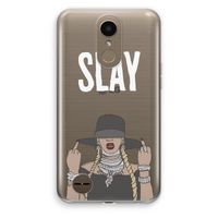 Slay All Day: LG K10 (2017) Transparant Hoesje