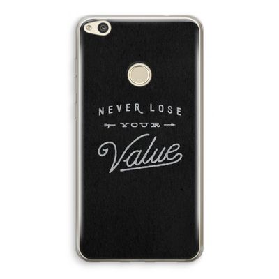 Never lose your value: Huawei Ascend P8 Lite (2017) Transparant Hoesje
