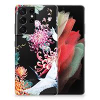 Samsung Galaxy S21 Ultra | TPU Hoesje | Bird Flowers