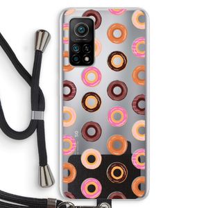 Donuts: Xiaomi Mi 10T 5G Transparant Hoesje met koord