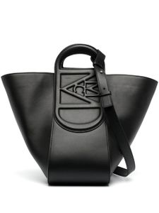 MCM grand sac cabas en cuir - Noir