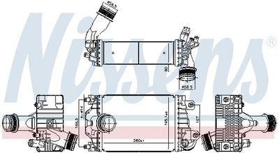 Intercooler, inlaatluchtkoeler 961598
