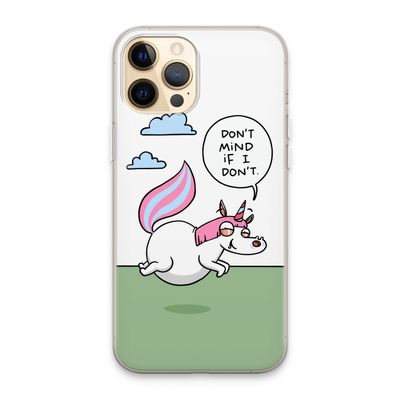 Unicorn: iPhone 13 Pro Max Transparant Hoesje