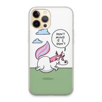 Unicorn: iPhone 13 Pro Max Transparant Hoesje