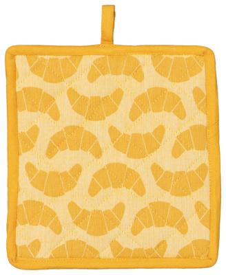 HEMA Pannenlap - 21 x 21 - katoen - okergeel croissant (okergeel)