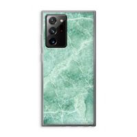 Groen marmer: Samsung Galaxy Note 20 Ultra / Note 20 Ultra 5G Transparant Hoesje