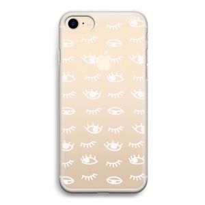 Eye pattern #3: iPhone 7 Transparant Hoesje