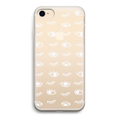 Eye pattern #3: iPhone 7 Transparant Hoesje