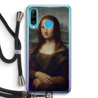 Mona Lisa: Huawei P30 Lite Transparant Hoesje met koord