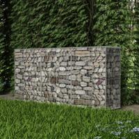 VidaXL Gabion mand 200x50x100 cm gegalvaniseerd staal