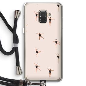 Dancing #1: Samsung Galaxy A8 (2018) Transparant Hoesje met koord