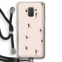 Dancing #1: Samsung Galaxy A8 (2018) Transparant Hoesje met koord