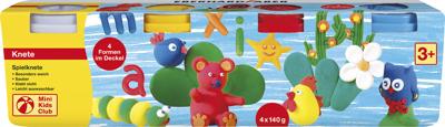 Eberhard Faber EF-572506 Kinderklei In Beker 140gr Wit Geel Rood Blauw