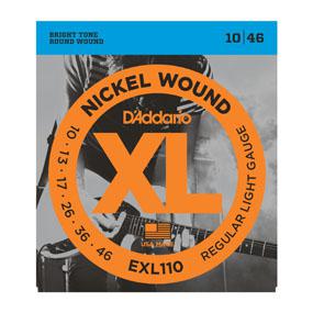 D'Addario EXL110-B25 10-46 Regular Light Nickel Wound snaren voor elektrische gitaar (25 sets)