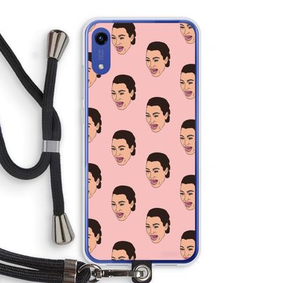 Ugly Cry Call: Honor Play 8A Transparant Hoesje met koord