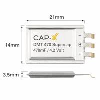 CAP-XX DMT334R2S474M3DTA0 Super-Cap condensator 470 mF 4.2 V 1 stuk(s) Box