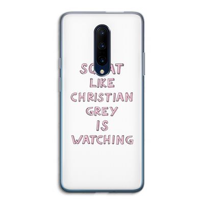 Christian Grey: OnePlus 7 Pro Transparant Hoesje