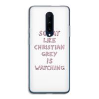 Christian Grey: OnePlus 7 Pro Transparant Hoesje