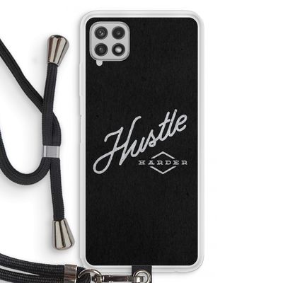 Hustle: Samsung Galaxy A22 4G Transparant Hoesje met koord