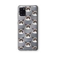 It's a Purrr Case: Samsung Galaxy A31 Transparant Hoesje