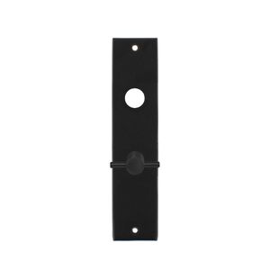 Intersteel Kortschild rechthoekig met toilet-/badkamersluiting 55/8mm - mat zwart