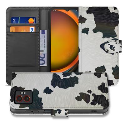 Speelse Koeienvlekken Design Samsung Galaxy Xcover 7 Pro | Book Case & Portemonnee Hoesje
