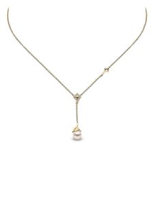 Yoko London collier Trend en or jaune 18ct orné de perles d'eau douce et de diamants