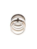 WERKSTATT:MÜNCHEN set de bagues en argent sterling - Métallisé