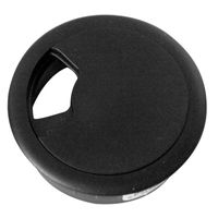 Kabeldoorvoer zwart 60 mm   - - thumbnail