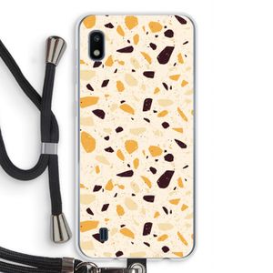 Terrazzo N°13: Samsung Galaxy A10 Transparant Hoesje met koord